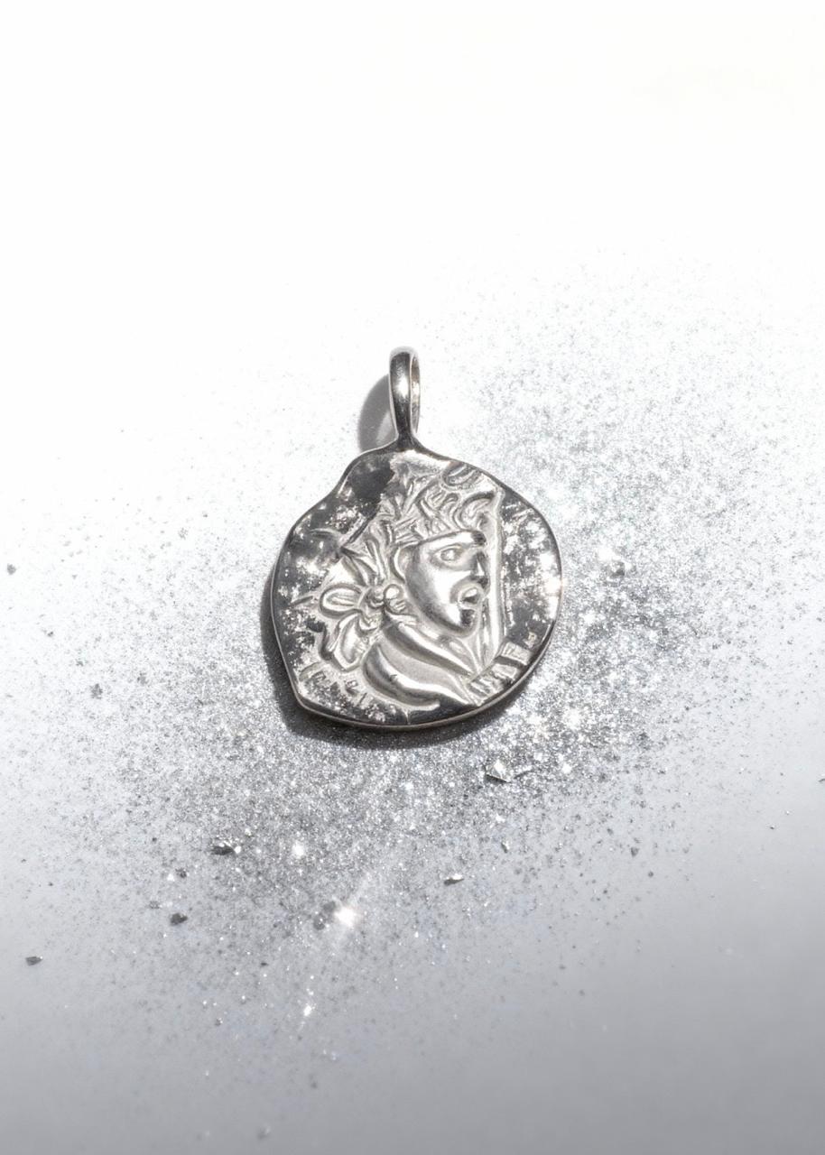 Roman Dinar Pendant "Adjustable Chain"