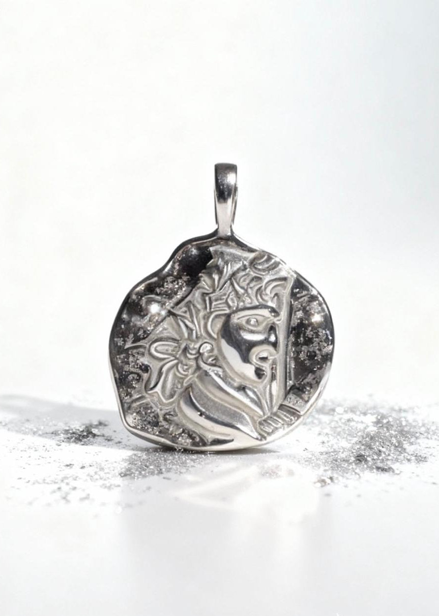 Roman Dinar Pendant "Adjustable Chain"